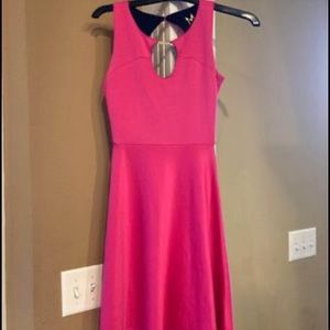 Hot pink cocktail dress